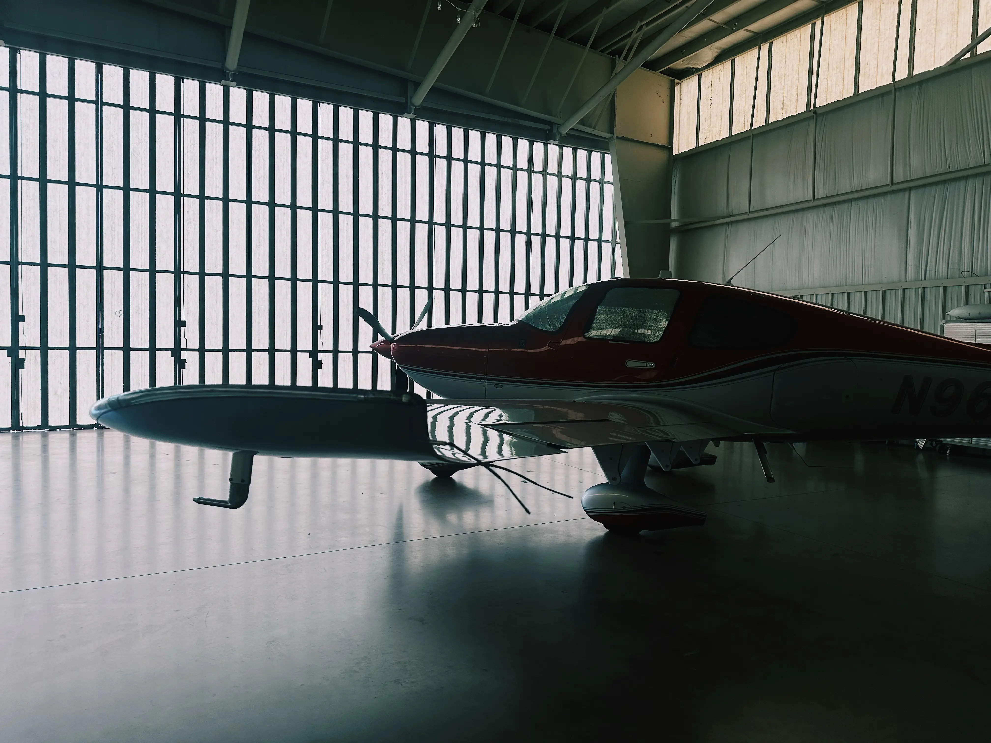 Universal Flight Training Sarasota Florida - Hangar view 1