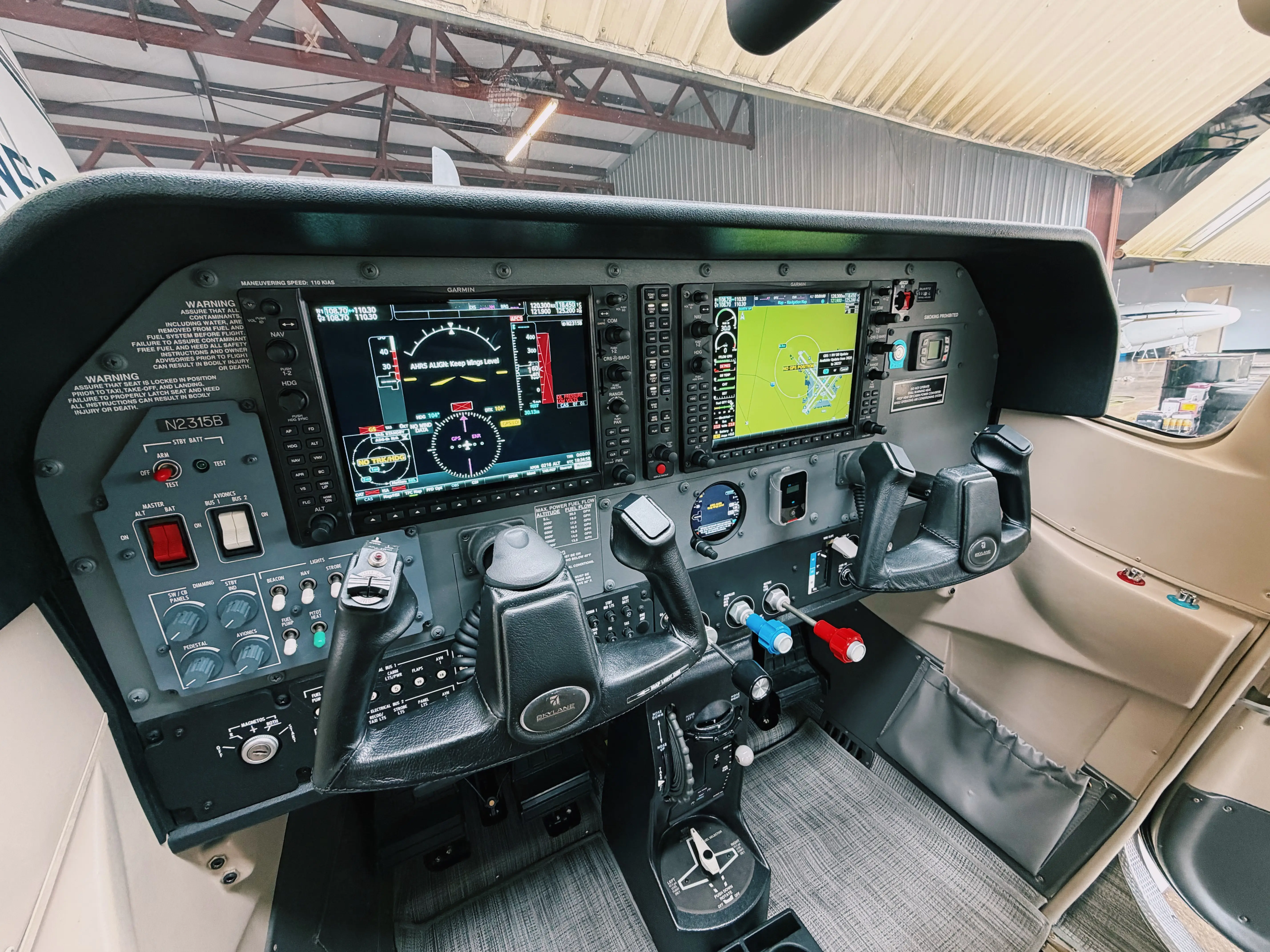 Universal Flight Training Sarasota Florida - Cockpit interior view