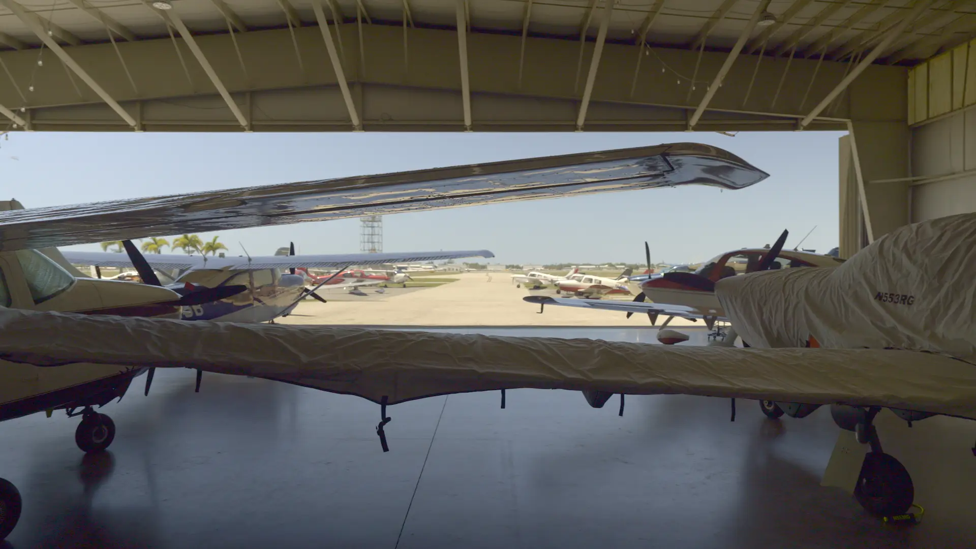 Universal Flight Training Sarasota Florida - Hangar video timeline 00:16:23