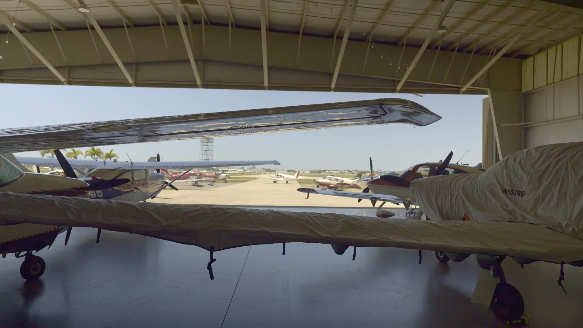 Universal Flight Training Sarasota Florida - Hangar video timeline 00:27:04